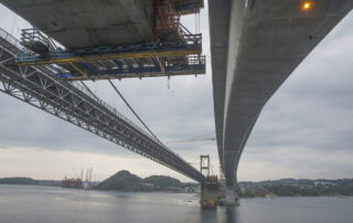 Varoddbrua under bygging