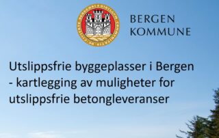 Utslippsfrie betongleveranser i Bergen